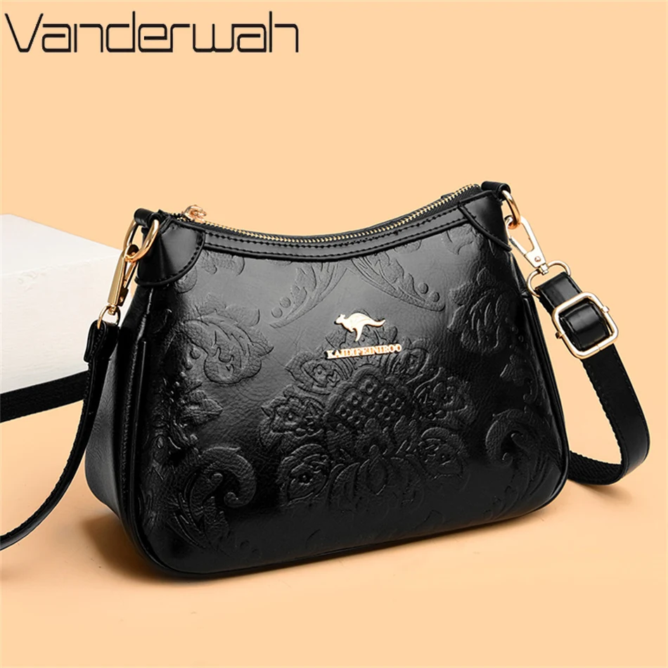 

Printed Trendy Shoulder Bag 2022 High Quality Female Crossbody Messenger Sac Luxury Branded Designer Ladies Handbags and Purses