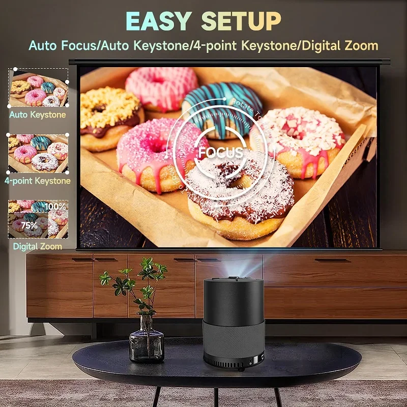 CAIWEI A3 7500 люмен Android Wi-Fi портативный светодиодный мультимедийный