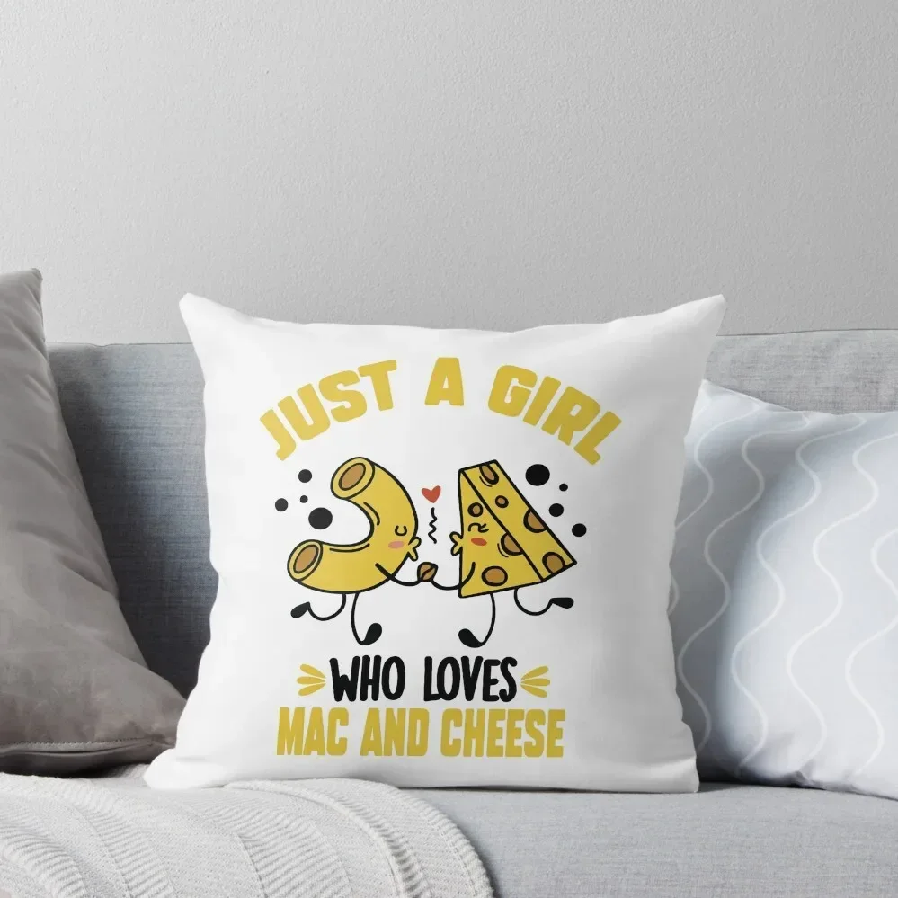 Чехлы для диванных подушек Just A Girl Who Loves Mac And Cheese