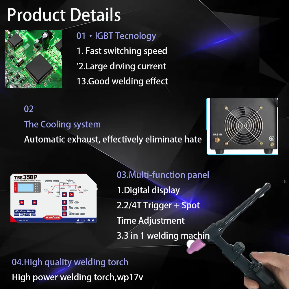 Рисунок 4 - 3-в-1 TSE350PLA сварочный аппарат