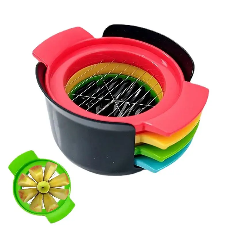 

Egg Slicer 3 In 1 Cut Eggs Cooked Eggs Cutter Household Fruits Sausage Cut Flower Bento Shaper Kitchen Accessories Anti-rust