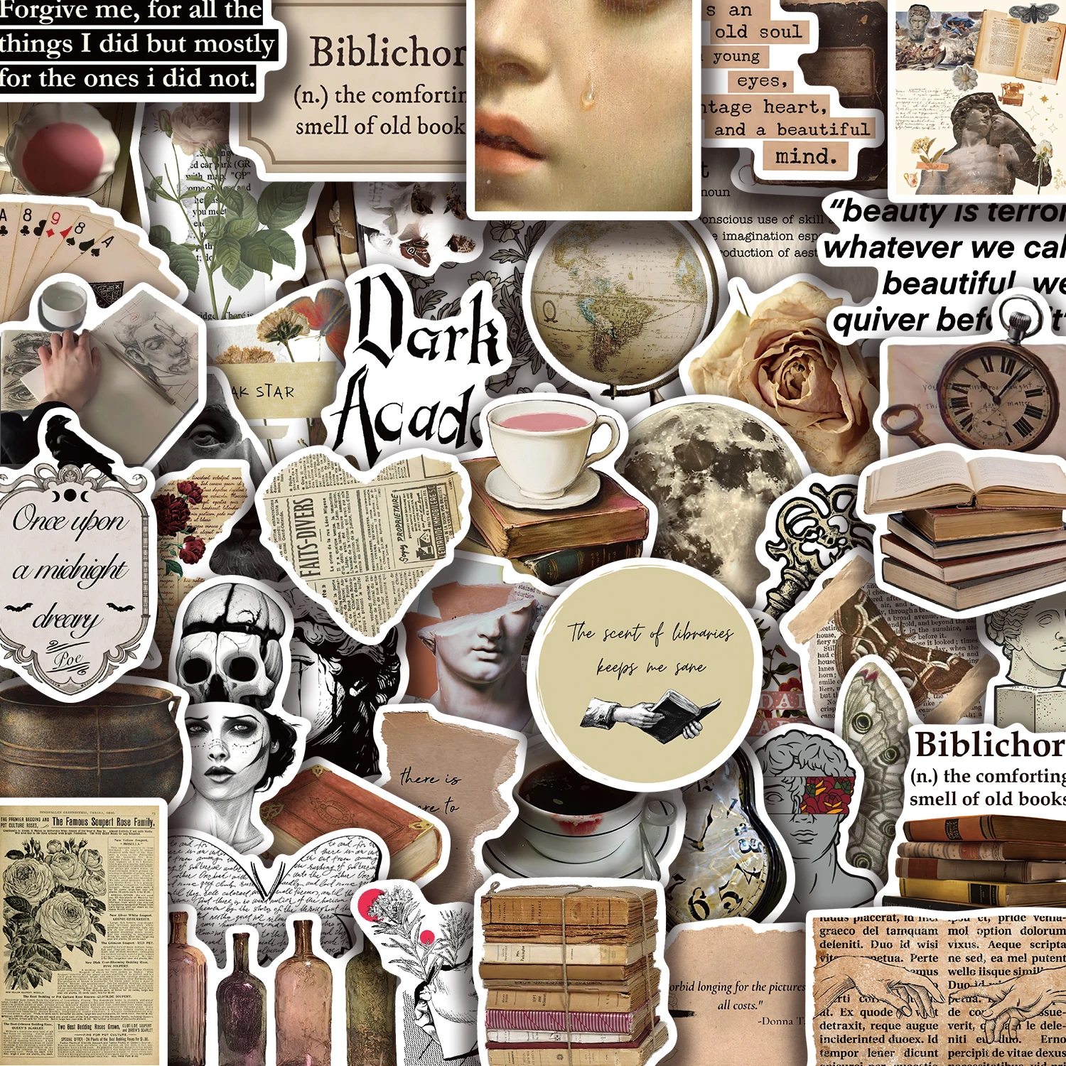 Наклейки для ноутбука телефона чемодана холодильника скейтборда водостойкие 50