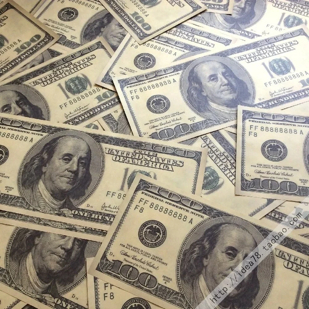 Плакат на 100 долларов художественная роспись настенный плакат ВИНТАЖНЫЙ ПЛАКАТ