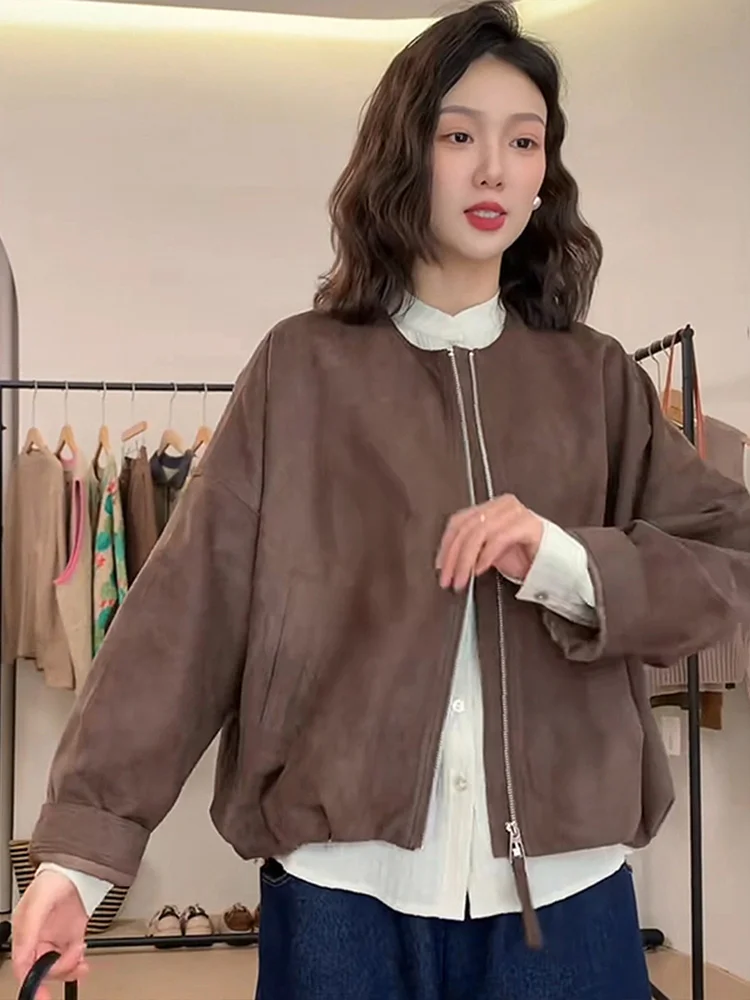 Верхняя одежда для женщин 2024 ранняя весна и осень новая повседневная укороченная