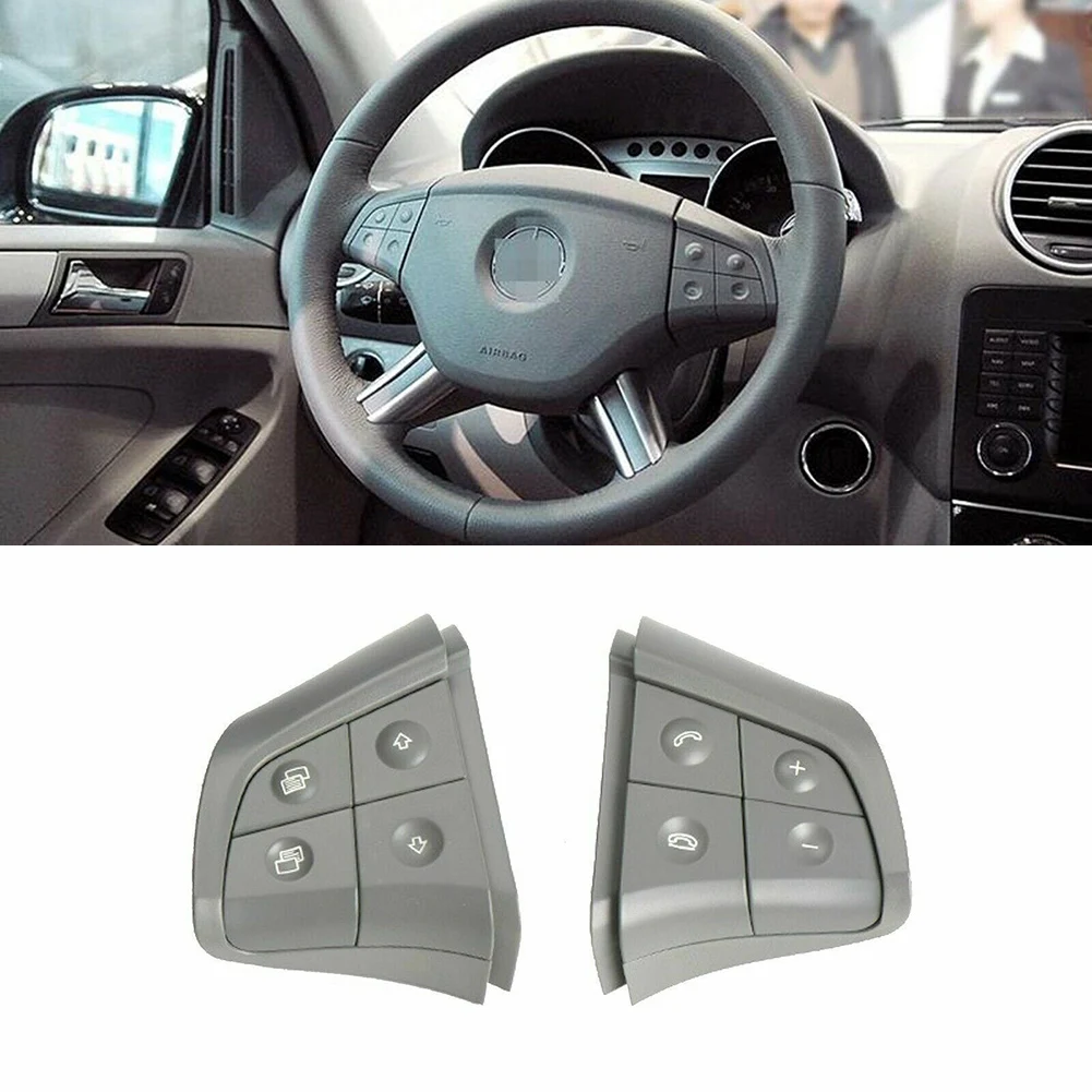

2 шт., 4 кнопки на руль автомобиля, для Benz W164 ML GL CLass 2006-2009