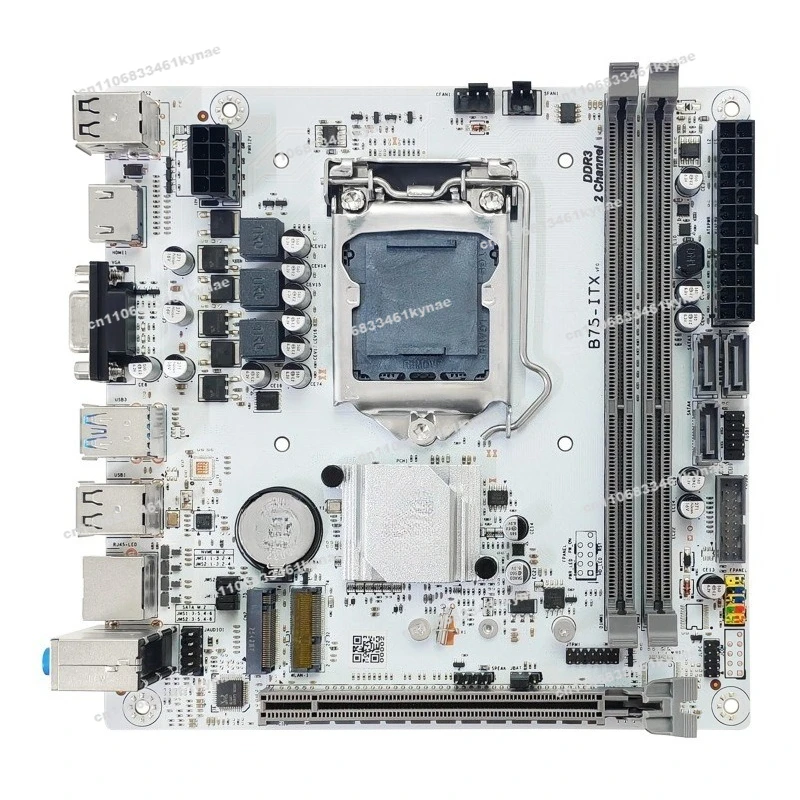 Фото Подходит для новой основной платы настольного компьютера B75-ITX 1155-контактный DDR3 с поддержкой M.2 I3I5i7 №1