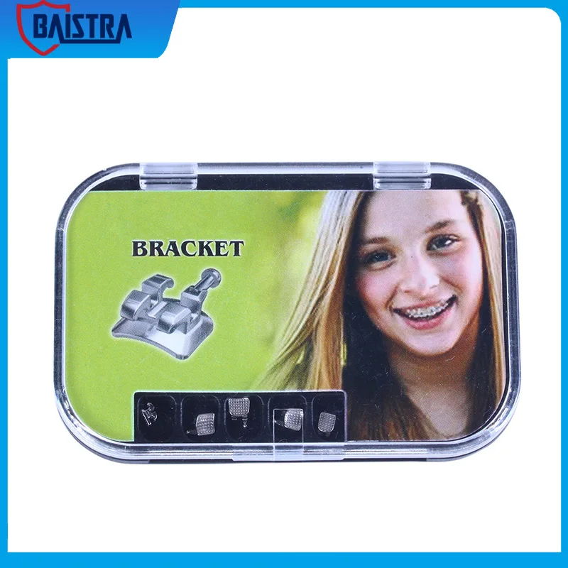 

Dental Orthodontic MIM Monoblock Brackets Mini Roth 022 with 3-4-5 Hooks