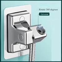 shower head holder free adjustable wall mounted shower holder self adhesive handheld bracket shower head accessories