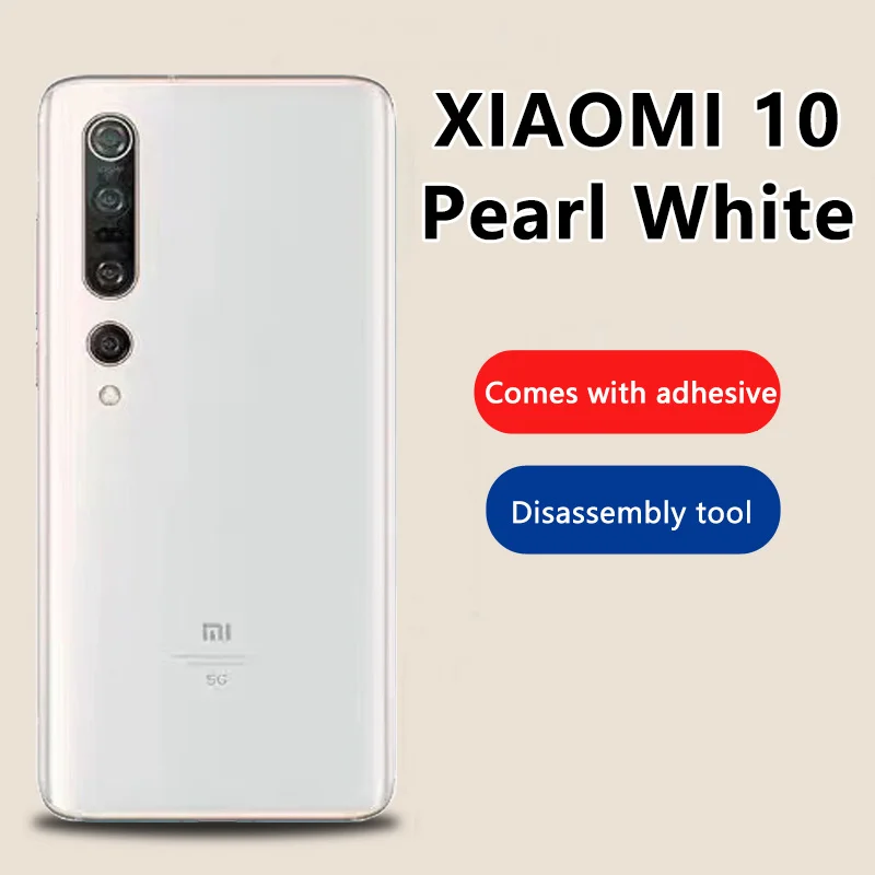 Задняя крышка для аккумулятора Xiaomi Mi 10 задняя корпуса панель запасные части Mi10