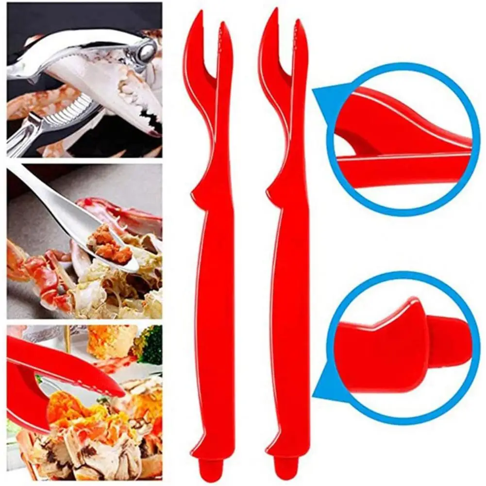 

Crab Legs Cracker 10Pcs Practical Easy to Clean Multipurpose Easy Opener Shellfish Pick Restaurant Supplies