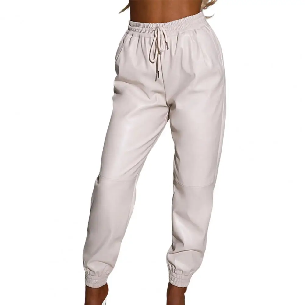 

Однотонные женские свободные повседневные брюки на резинке