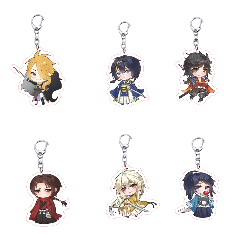 

Anime Keychains sword dance Cute Personalized Keychain Key Chain Car Keychain Acrylic Keychain Cartoon gift jewelry