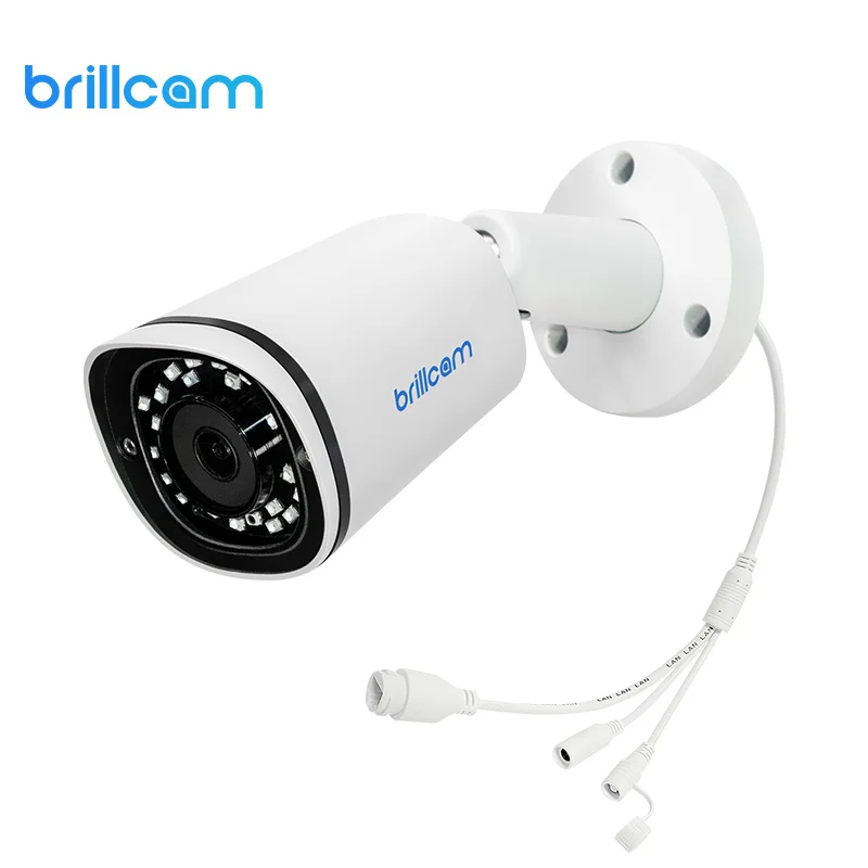 

Brillcam 5X Zoom 4MP IP Camera Outdoor Motorized Lens 2.7-13.5mm IP67 Weatherproof Built in Microphone Security Camera
