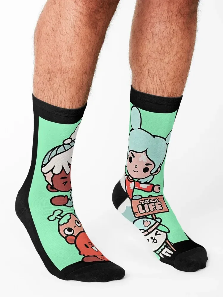 Красочные носки Toca бока мир новые женские для гольфа мужские