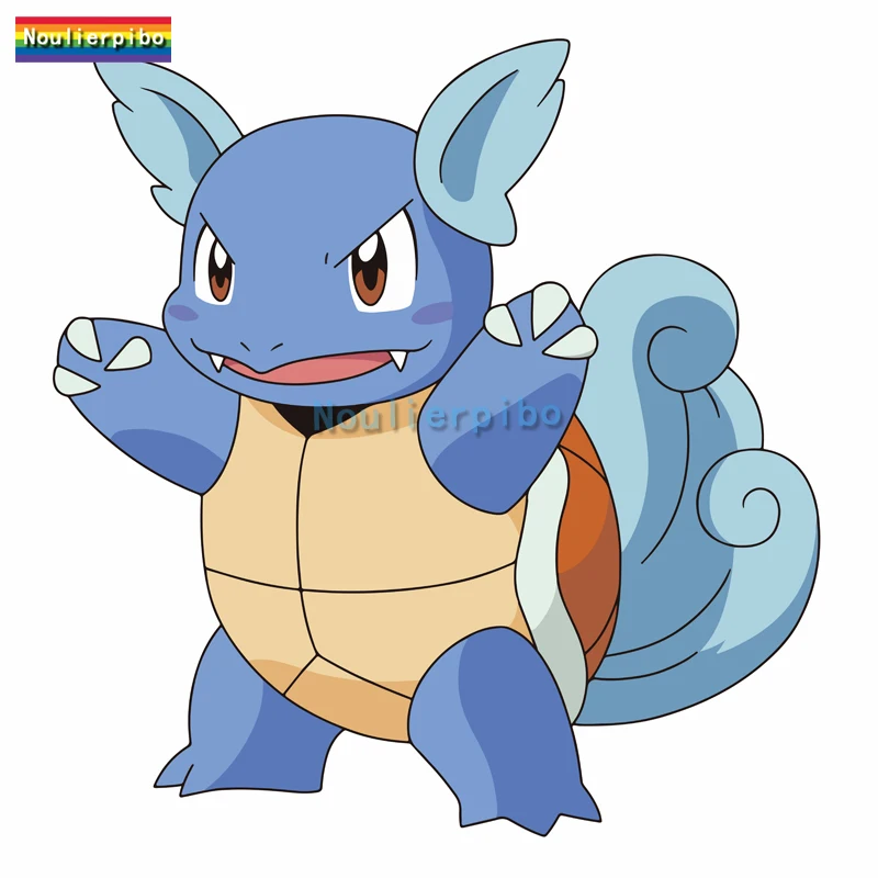 Мультяшные аниме автомобильные наклейки Покемон Пикачу толстые Дин Даши цветок