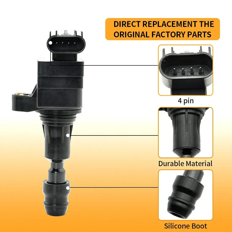 Фото 4-х шт. катушка зажигания 12629646 12638824   Для Chevy Equinox Buick Regal Ontiac Saturn Saab Pontiac GMC Malibu 2,0 2,2 2,4 л UF491 №4