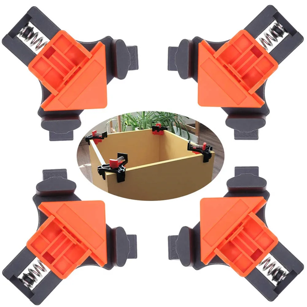 

1-5 Pcs 90° Degree Carpentry Sergeant Furniture Fixing Clips Wood Angle Clamps Picture Frame Corner Clamp Joinery Woodworking