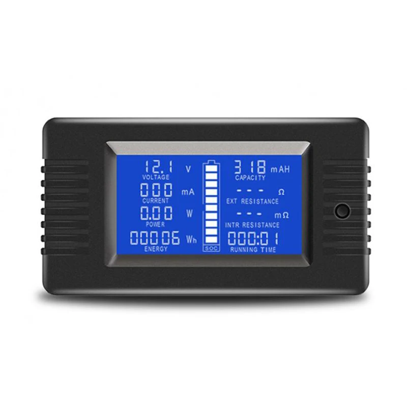 

0-200V 300A Voltmeter Ammeter Digital Battery Tester Built-In Shunt Capacity Resistance Electricity Voltage Meter Monitor