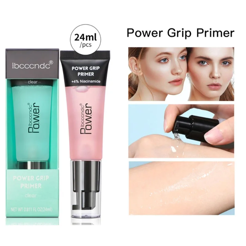 

Power Grip Primer + 4%Niacinamide Hydrating Face Primer Skin Brightens Concealer Moisturizing Invisible Pores Priming Gel Makeup