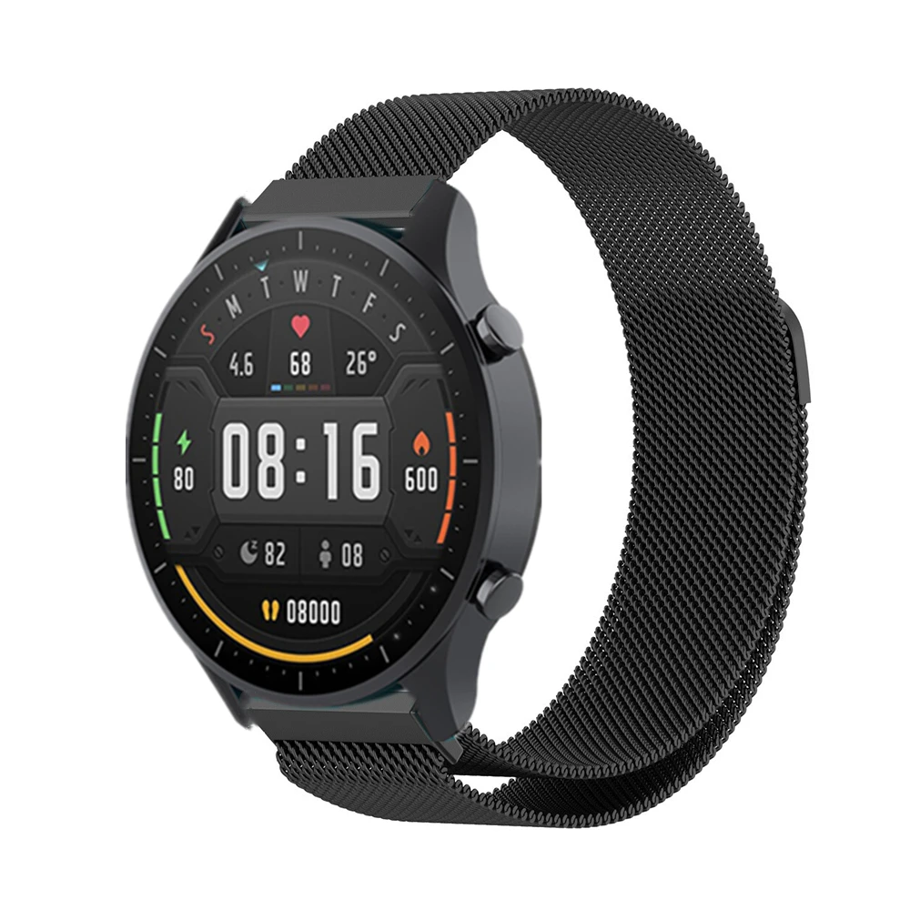 Magnetic Loop Band For Xiaomi Mi Watch Color 2 Mibro Air Smartwatch Metal Bracelet For Huami Amazfit GTS 3 GTR 3 Zepp E Z Strap
