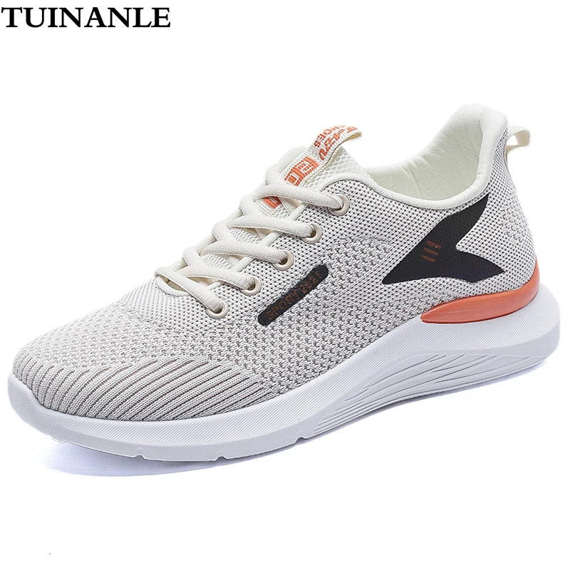 

TUINANLE Running Shoes Ladies Breathable Sneakers Summer Light Mesh Women's Sports Shoes Outdoor Lace Up Training Ladies Shoes
