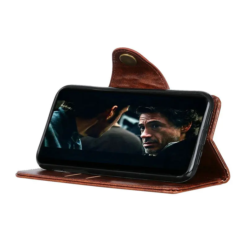 Чехол-бумажник для Samsung Galaxy A70 A80 A90 5G A10 A20E A40 A 50 70 S кожаный классический с магнитной