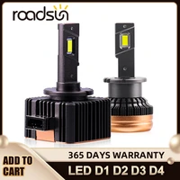 d3s led headlight bulbs d1s d2s d4s auto turbo car headlamp two sided csp lamps 6000k white 11 original hid xenon plug and play