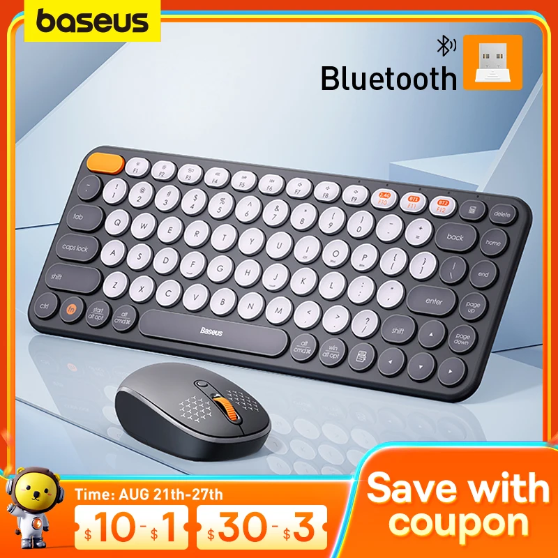 Baseus Mouse Bluetooth Wireless Computer Keyboard and Mouse 