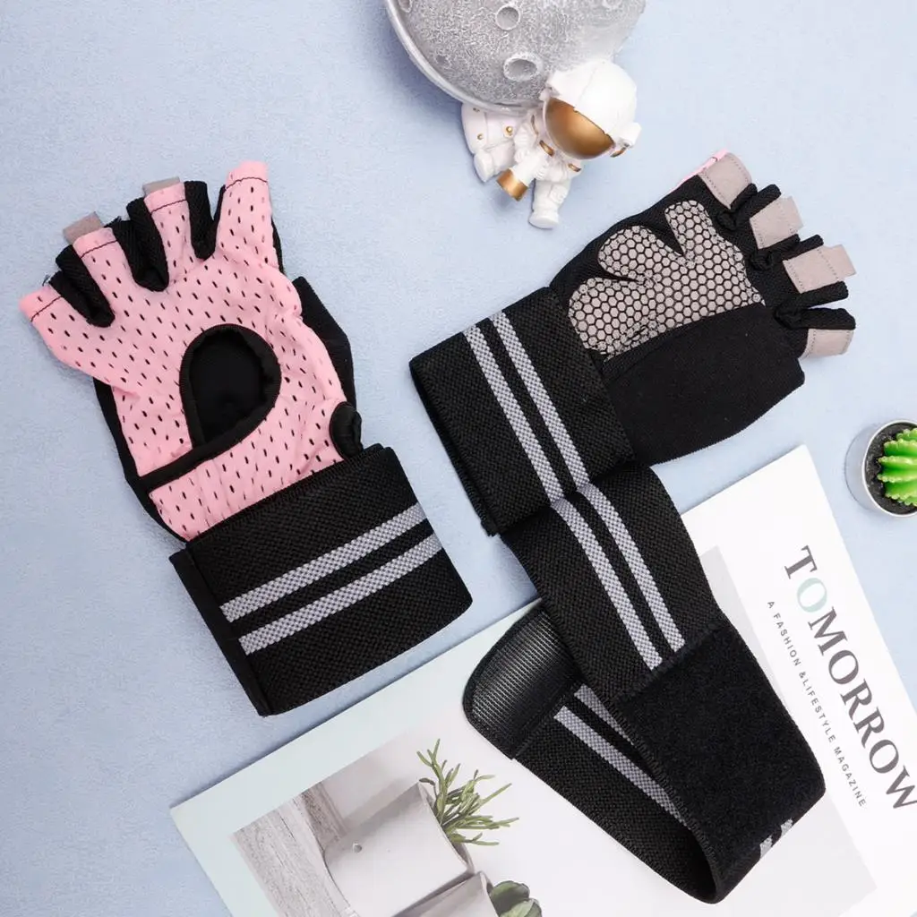 

Gym Gloves Women Men Breathable Shockproof Fitness Gloves Bodybuilding Dumbbell Musculation Weight Lifting Cycling Sport Gloves
