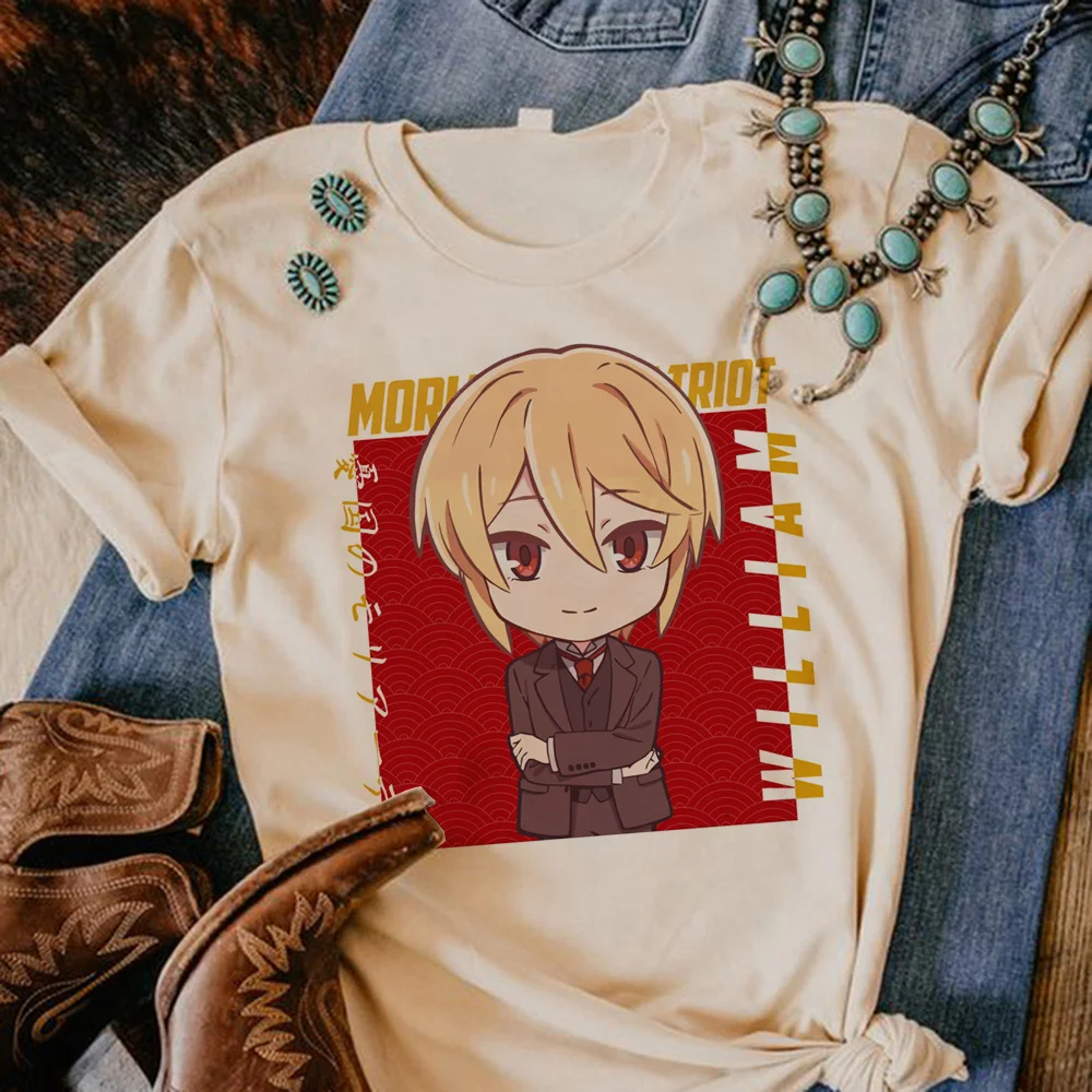 

Moriarty the Patriot Tee women anime graphic t-shirts girl manga clothing