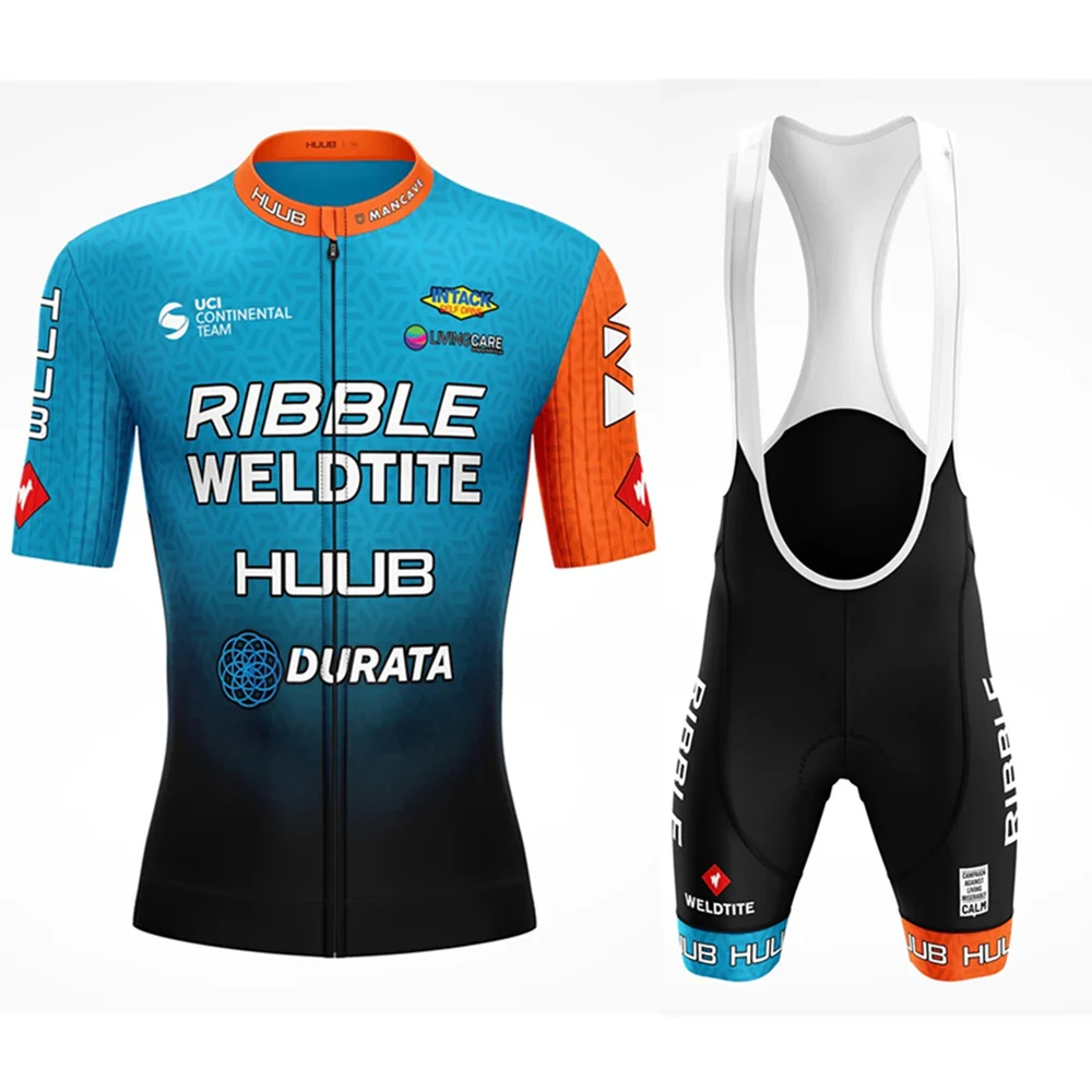 

Huub Ribble Weldtite Short Sleeve Jersey Blue - Men's Bib Shorts Black Maillot Ciclismo Hombre Lightweight Bike Shirts 2022 New