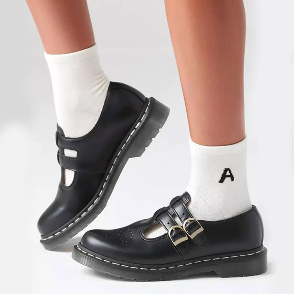 Женские туфли из натуральной кожи, в готическом стиле