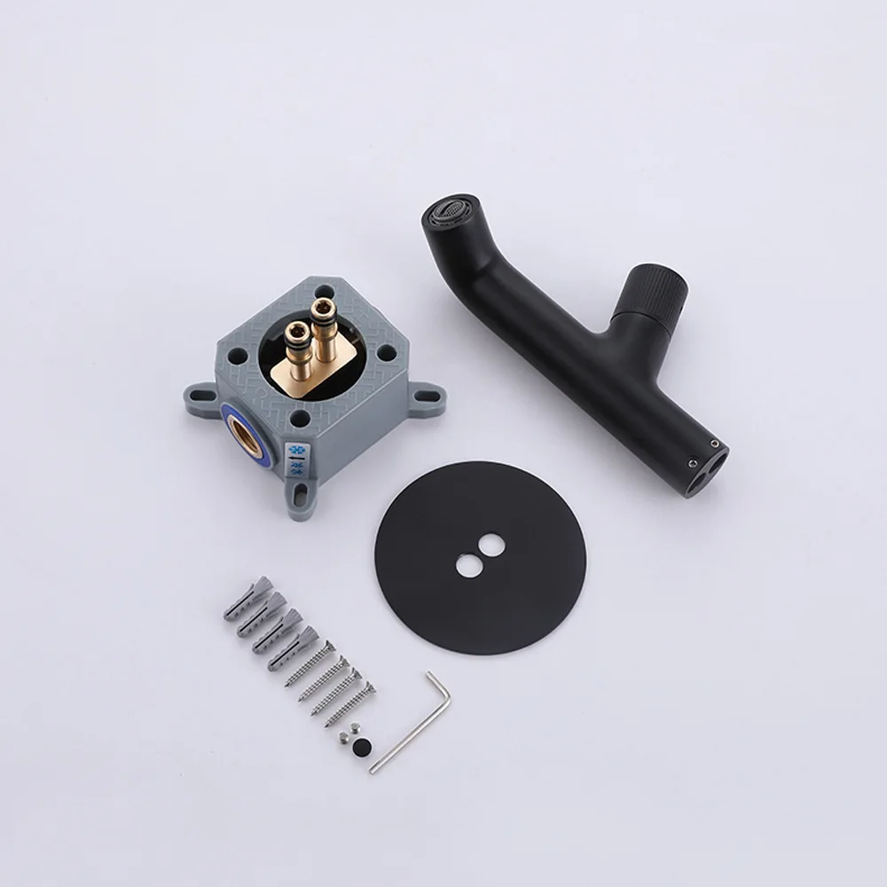 Новый встроенный скрытый смеситель для горячей и холодной воды ванной комнаты