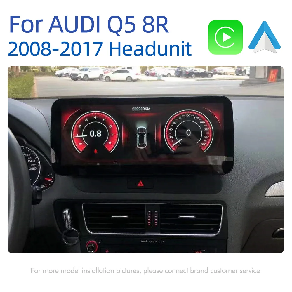 

10.25 inch LINUX System Car Radio Stereo For Audi Q5/Q5L 8R 2008-2017 WiFi 4G LTE CarPlay BT IPS Touch Screen GPS