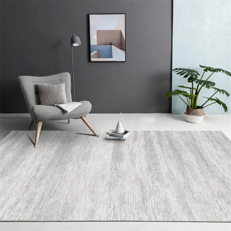 Nordic Abstract Carpets for Living Room Decoration Home Bedroom Modern Solid Color Large Area Rugs Entrance Door Mat Washable