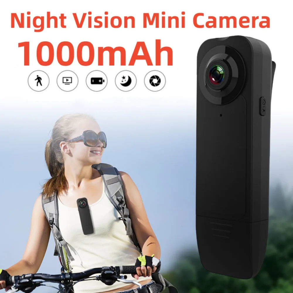 

A18 мини-камера HD 1080P инфракрасная камера ночного видения для тела Спортивная DV микро-видеокамера задняя клипса видеорегистратор для встреч