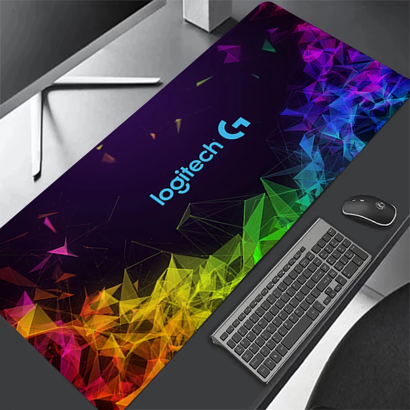 

Коврик для мыши Logitech, игровые аксессуары, Нескользящий Резиновый коврик для ПК, игровой коврик для клавиатуры, коврик для настольного компь...