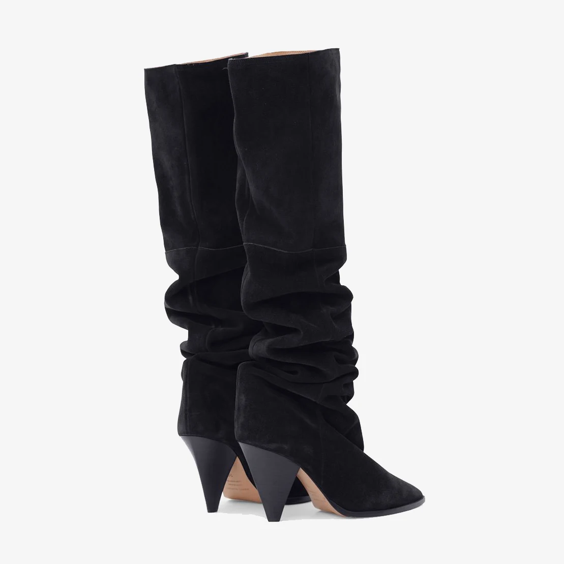 Arden Furtado 2022 Spring Autumn Ladies cone Heels 10cm women's Boots Knee High Boots Large Size over the knee Boots big size 41