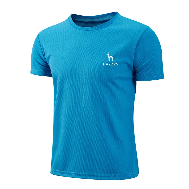 

Multicolor Print Quick Dry Short Sleeve Sport T Shirt Gym Jerseys Fitness Shirt Trainer Running T-Shirt Men's Breathable Sportsw