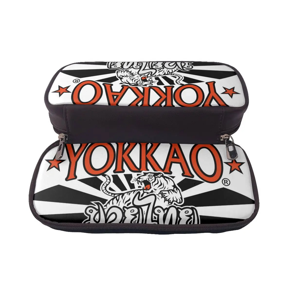 Фото Кожаный пенал с логотипом Yokkao Muay Thai для мальчиков и девочек, школьный пенал, сумка для канцелярских принадлежностей, сумка-держатель для ручек №5