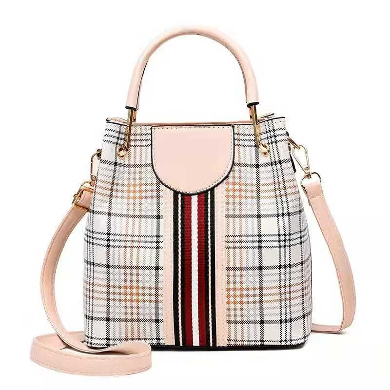

2023 new fashion women's bag, portable bucket bag, simple one-shoulder diagonal bag