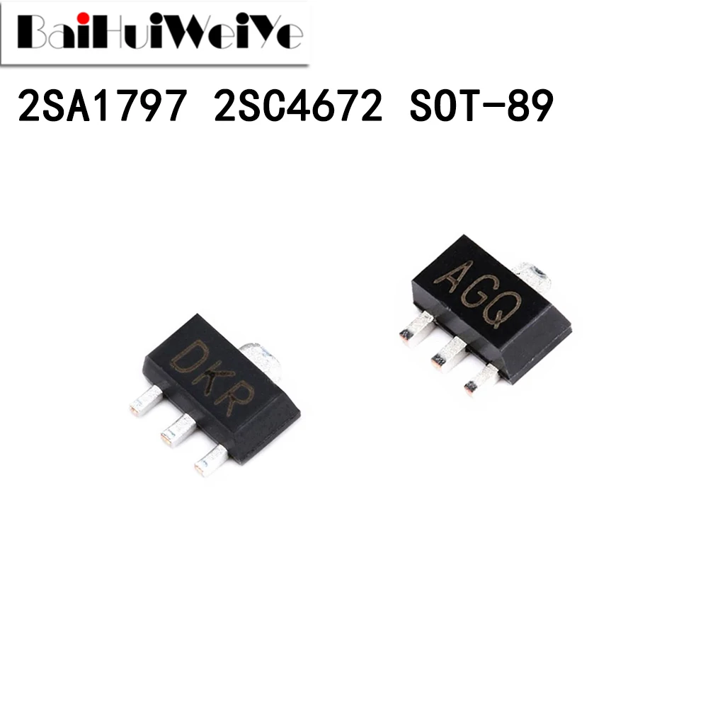 10 шт. DK AG 2SA1797 2SC4672 A1797 C4672 SOT-89 SMD транзистор, Новый чипсет хорошего качества
