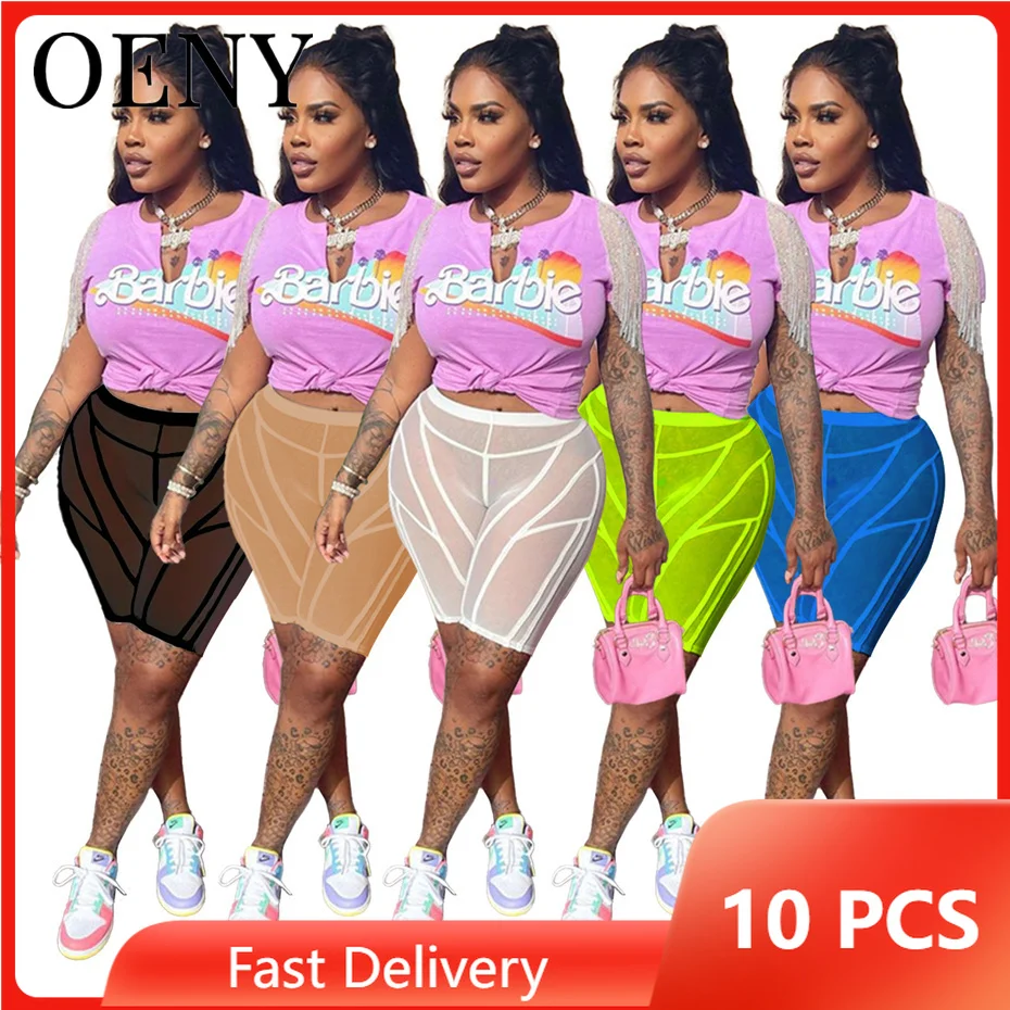 

Wholesale Bulk 2022 Summer Solid Color Fashionable and Suitable for Various Tops Hip Lifting Mesh Stitched Sexy Pants O9223_1