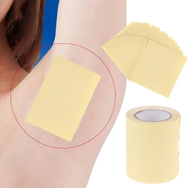 

1 Roll Armpit Prevent Sweat Pads Transparent Disposable Deodorants Underarm Antiperspirant Sticker Anti Sweat Keep Dry Sticker