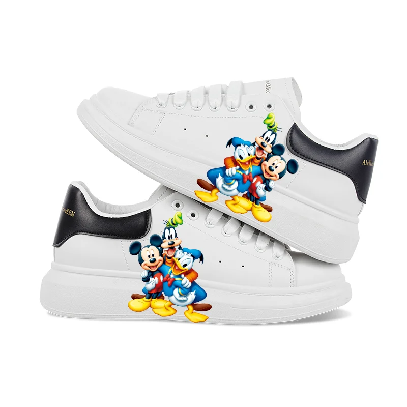 Кроссовки с мультяшным Микки Маусом легкая дышащая модная повседневная обувь на
