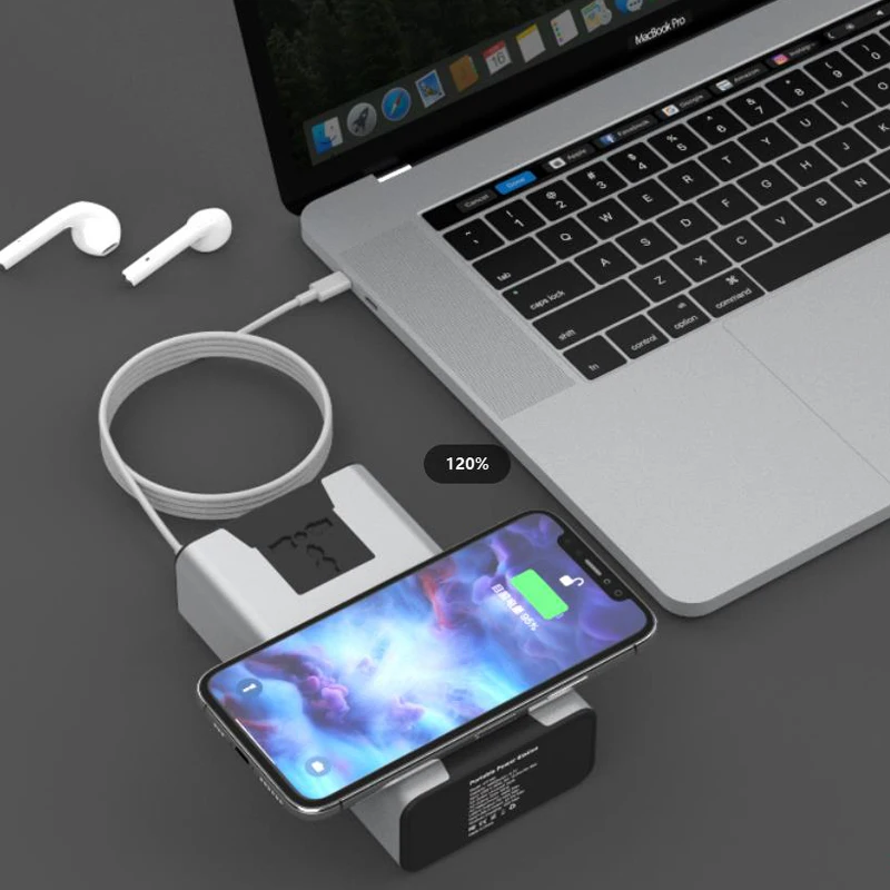 Портативная мини-станция высокой емкости 32000 мАч для ноутбука беспроводное