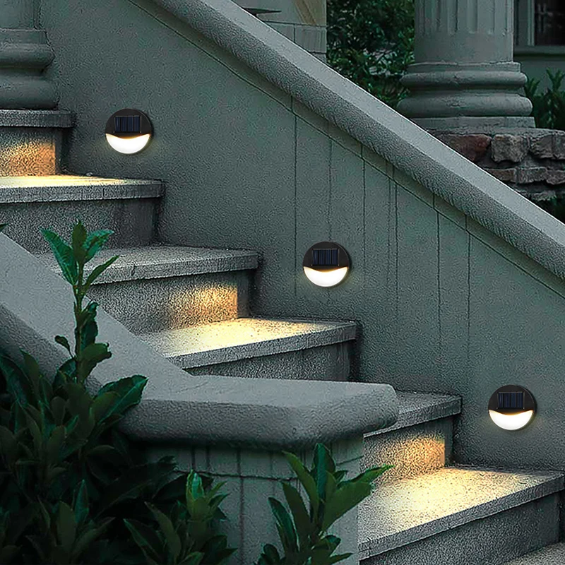 

LED Solar Wall Lamp Outdoor Waterproof Up and Down Luminous Lighting Garden Decoration Solar Lights Stairs Fence Sunlight Lamp