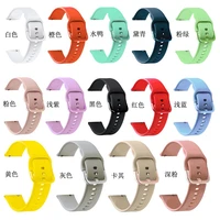 silicone original 20mm band strap for samsung galaxy watch active 2 44mm 3 41mm smartwatch wristband for huawei gt 2 gt3 42mm