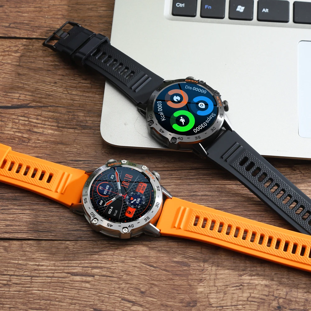 

Смарт-часы мужские с поддержкой Bluetooth, тонометром и пульсометром, 360*360