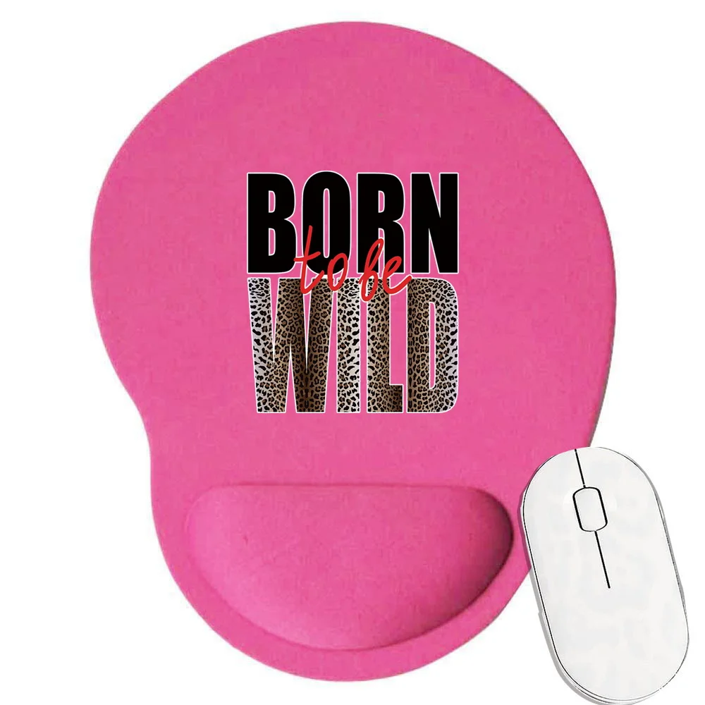 Коврик для мыши с поддержкой запястья SuanCase Wild розового цвета